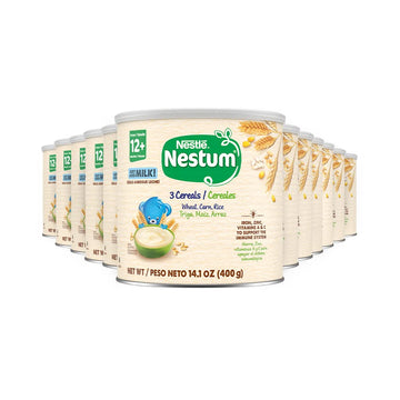 Nestle Nestum, 3 Cereales, Trigo, Maiz & Arroz, 14.1 Ounce (Pack Of 6)