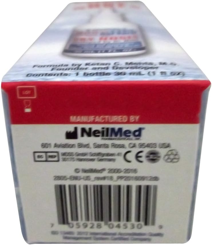 Neilmed Nasogel Drip Free Gel Spray, 1 Fl Oz (Pack of 3) : Health & Household