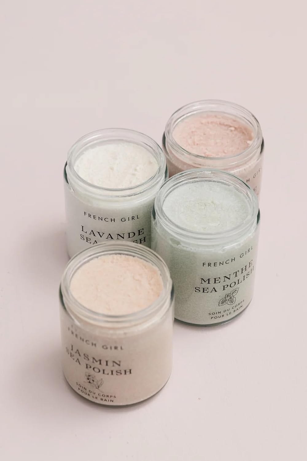 French Girl Rose Sea Polish Sugar Scrub - Exfoliating Body Scrub For Face & Body, Gentle Sea Salt Exfoliator For Smooth, Hydrated Skin, Clean, Vegan & Cruelty-Free, 10 Oz : Beauty & Personal Care