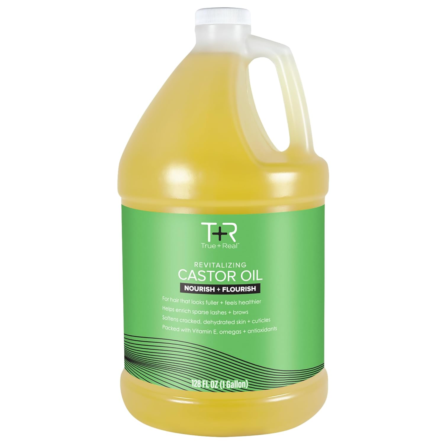 True+Real Castor Oil, 1 Gallon