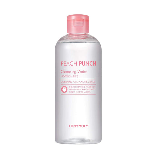 Tonymoly Peach Punch Cleansing Water, 12 Oz