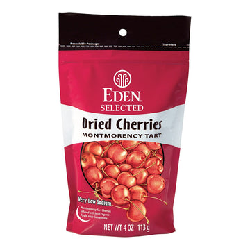 Eden Dried Montmorency Cherries, 4 Oz Bag