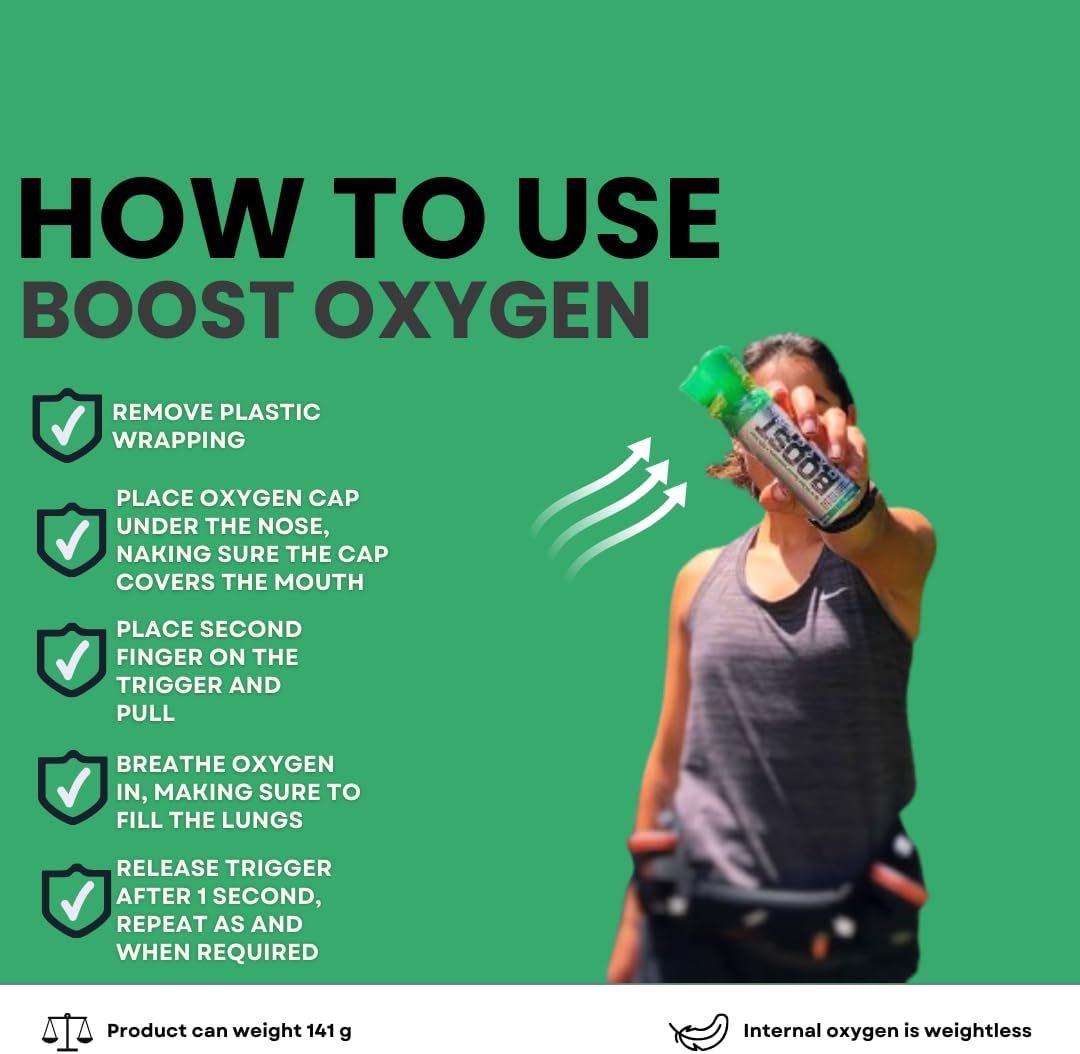 Sunvit-D3 Boost Oxygen Cylinder - Portable Oxygen Cylinder for Breathing Up To 100 Uses | Natural O2 Pure Oxygen Can Promotes Free Breathing, assists with Hangovers, Colds, Flu, & Revitalizes Lungs 5L : Amazon.co.uk: Health & Personal Care