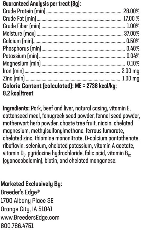 Revival Animal Health Breeder's Edge Oxy Momma- Nursing & Recovery Supplement- 40ct Meat Treats (Packaging May Vary)