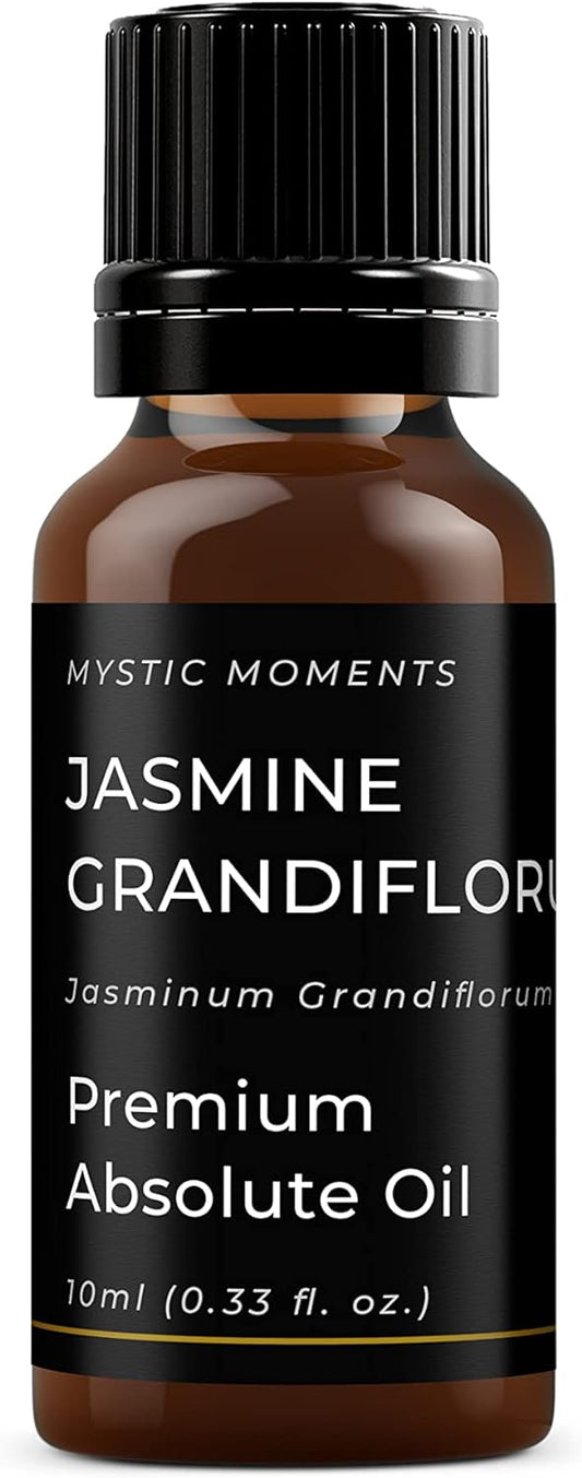 Mystic Moments | Jasmine Grandiflorum Absolute Oil 10ml (Jasminum Grandiflorum) Pure & Natural Absolute Oil for Skincare, Perfumery & Aromatherapy