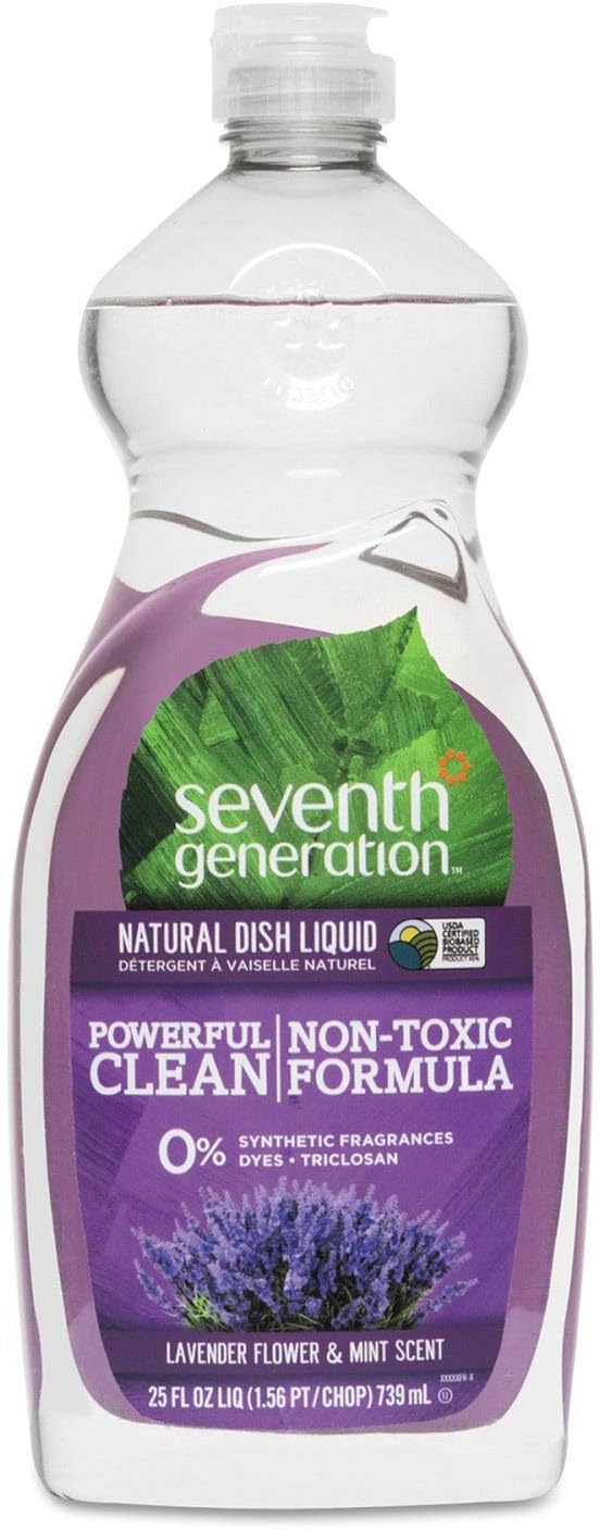 Seventh Generation, Natural Dishwashing Liquid, Lavendar Floral & Mint, 25 Fl Oz