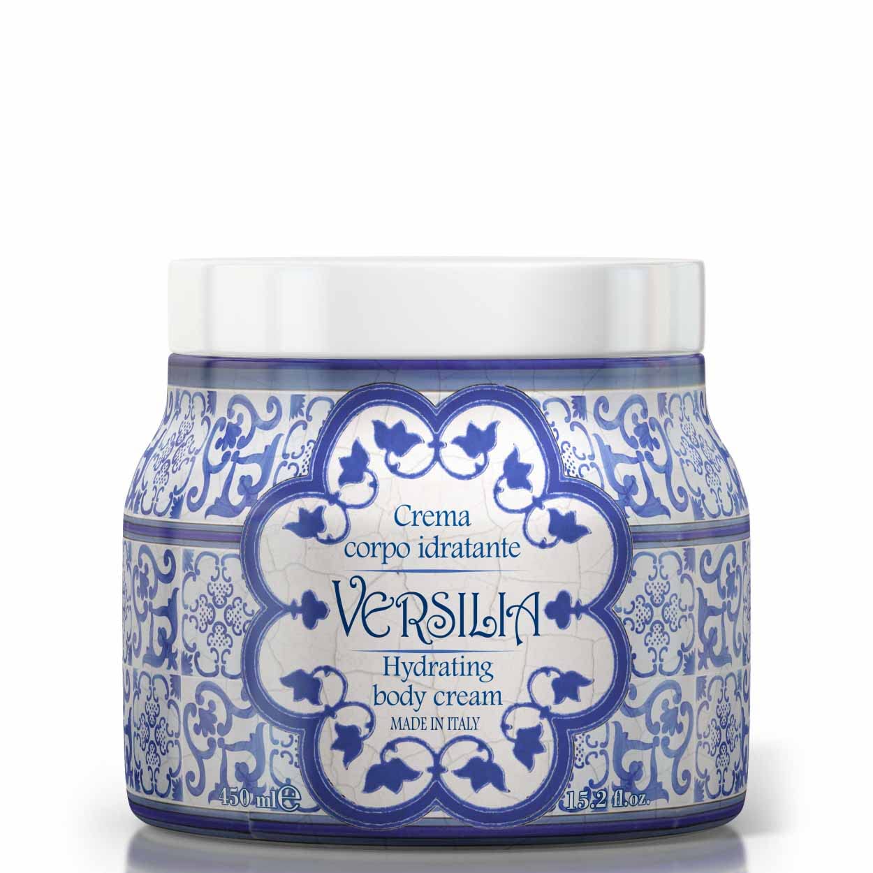 Le Maioliche - Versilia - Moisturising Body Cream 450Ml - Made In Italy - Notes Of Jasmine, Magnolia, Sweet Mandarin, Melon, White Peach, Pear, Bergamot, Vanilla, Cedarwood : Beauty & Personal Care
