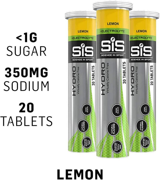 Science in Sport SIS Hydro Electrolyte Tablet Hydration, Keto Performance Electrolyte Drink, Sports Drink Tablets for Exercise and Everyday Hydrating- 20 Tablets - 3 Pack 60 Tablets