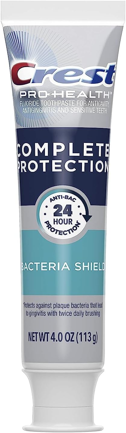 Crest Pro-Health Complete Protection Toothpaste, Bacteria Shield, 4.0Oz (Pack Of 3)