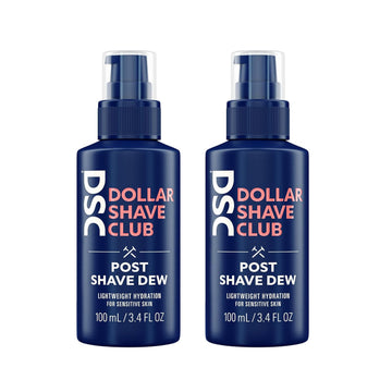 Dollar Shave Club | Post Shave Dew 3.4 Fl Oz (Pack Of 2) | A Hydrating Alternative To Aftershave For Men, Sensitive Skin, Post Shave Balm, Aftershave Lotion, Shaving Balm With Aloe