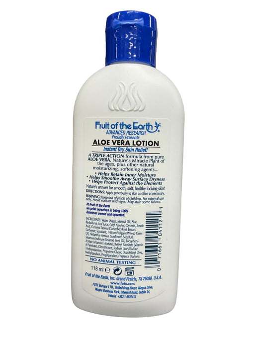 Fruit Of The Earth Skin Cooling Aloe Vera With Naturals Skin Care Lotion (Pack Of 3)