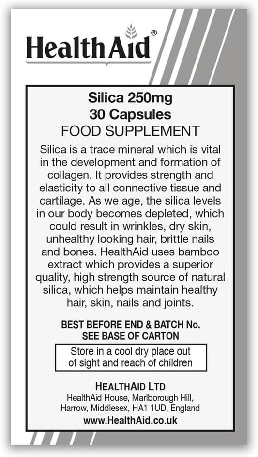 HealthAid Silica 250 mg 30 Capsules
