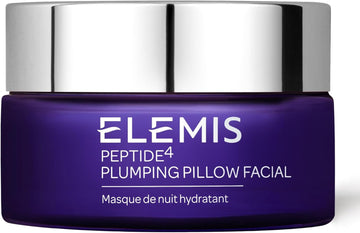 Elemis Peptide4 Plumping Pillow Facial, Cooling Gel Face Mask To Plump, Replenish And Rehydrate, Overnight Mask To Fight Tired, Dull Skin, Night Serum For A Radiant, Refreshed Complexion, 50Ml
