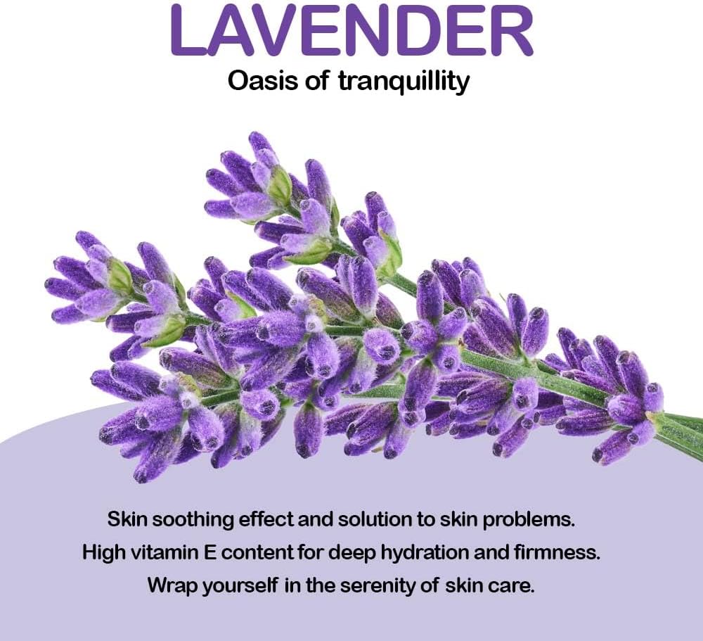 Organic Lavender Moisturizing Body Lotion, 8.8 Fl.Oz 250 Ml, Bio, Luxurious Body Milk, Soothing, Dry Skin, Body Care, Lavender Essential Oil, Aloe Vera