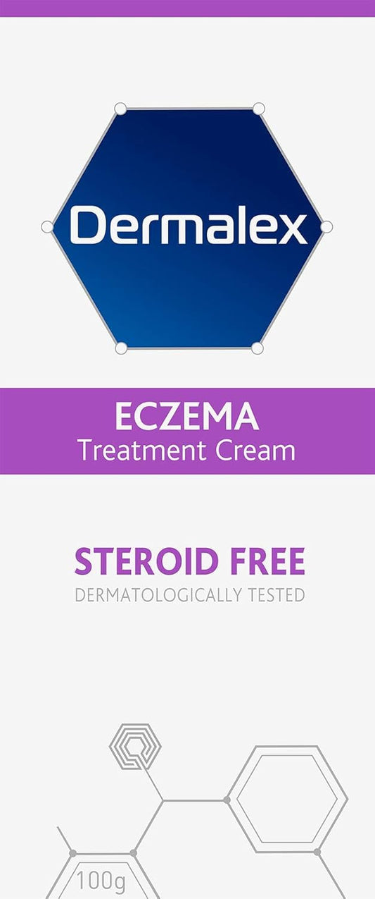 Dermalex Eczema Treatment Cream – Developed By Dermatologists To Treat Mild To Moderate Atopic Eczema Symptoms – 30 G