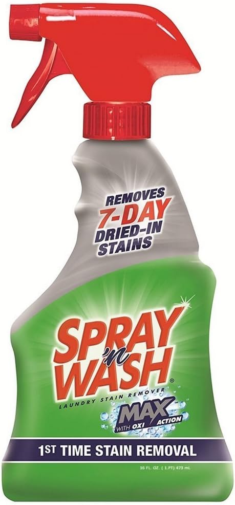 Spray 'n Wash Max Laundry Stain Remover, 16 oz (Pack of 6) : Health & Household