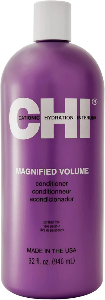 Chi Magnified Volume Conditioner Volumising Hair Products For Fine, Limp Hair Adds Hair Volume & Body Strengthens Hair Low Ph, Color Safe, Paraben-Free & Sulphate Free Conditioner, 355 Ml