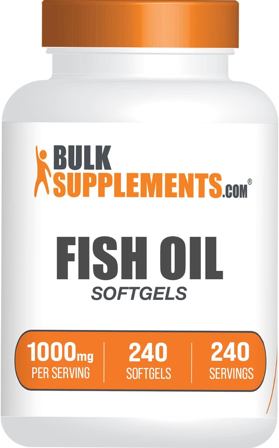 BULKSUPPLEMENTS.COM Fish Oil 1000mg Softgels - Fish Oil Supplement - F