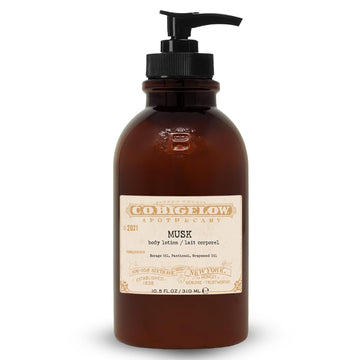C.O. Bigelow Iconic Collection Musk Body Lotion, With Borage Oil, Panthenol, Grapeseed Oil, And Shea Butter, 10.5 Fl Oz