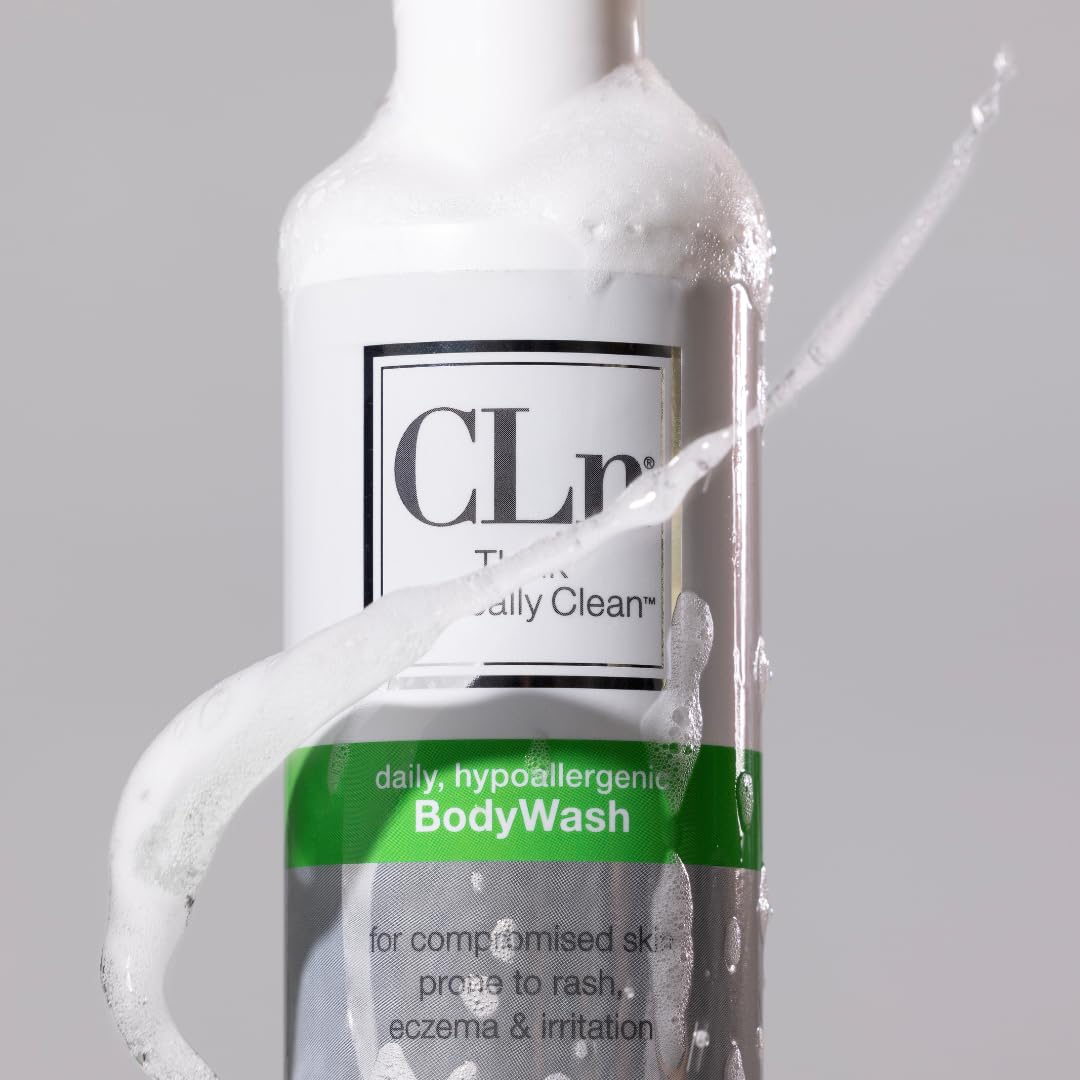 Cln® Bodywash –Non-Drying Body Wash Preserved With Sodium Hypochlorite, For Compromised Skin Prone To Eczema, Dermatitis, Rash & Hidradenitis Suppurativa, Fragrance-Free & Paraben-Free, 3 Fl Oz : Health & Household