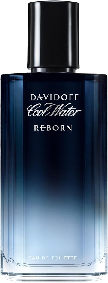 Davidoff Cool Water Reborn - Eau De Toilette For Him - Aromatic Fragrance With Notes Of Rosemary, Galbanum And Vetiver - Medium Longevity - 75Ml