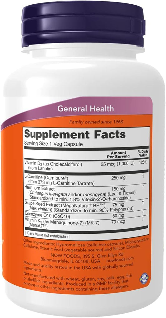 NOW Supplements, Clinical Cardio, Cardiovascular Support*, Helps Maintain Blood Pressure Already Within the Healthy Range*, Clinically Validated Ingredients, 90 Veg Capsules