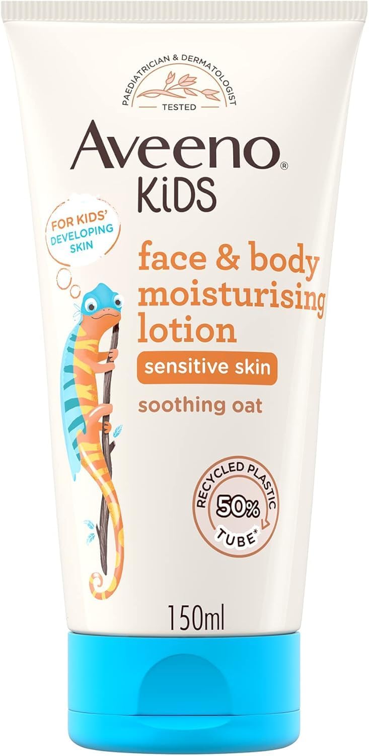 Aveeno Baby Kids Face & Body Moisturising Lotion (Pack Of 2)