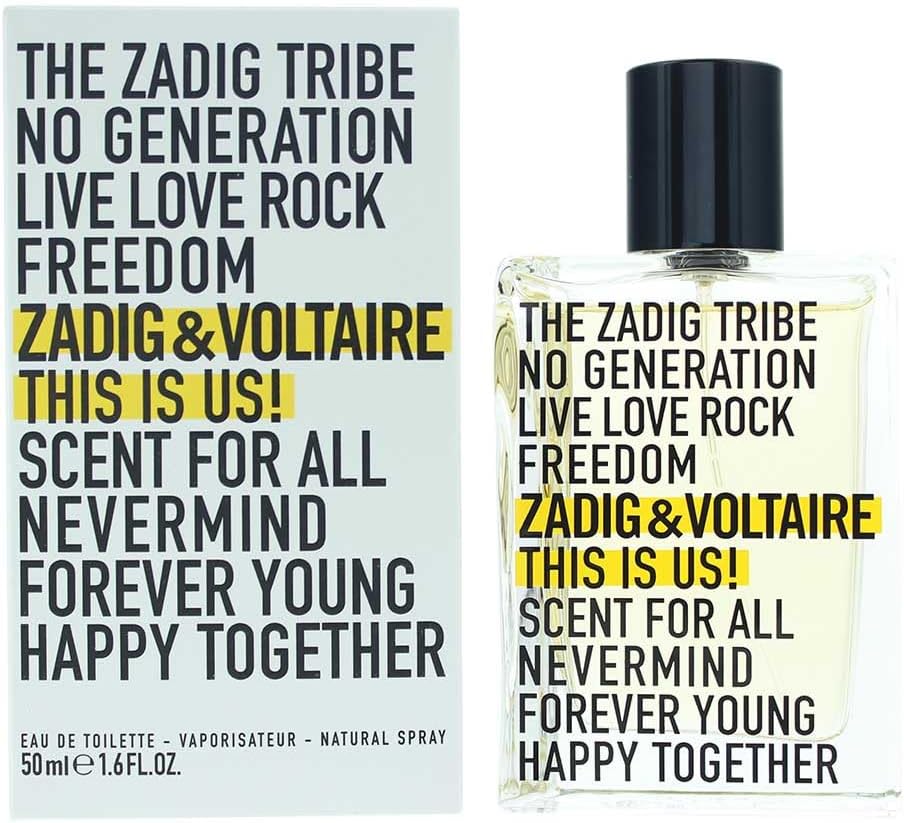 Zadig & Voltaire This Is Us! Eau De Toilette Unisex Spray 50Ml