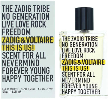 Zadig & Voltaire This Is Us! Eau De Toilette Unisex Spray 50Ml