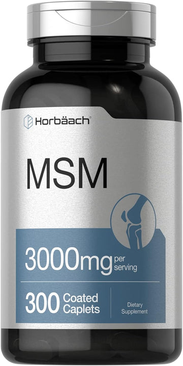 MSM Supplement | 3000mg | 300 Coated Caplets | Methylsulfonylmethane w