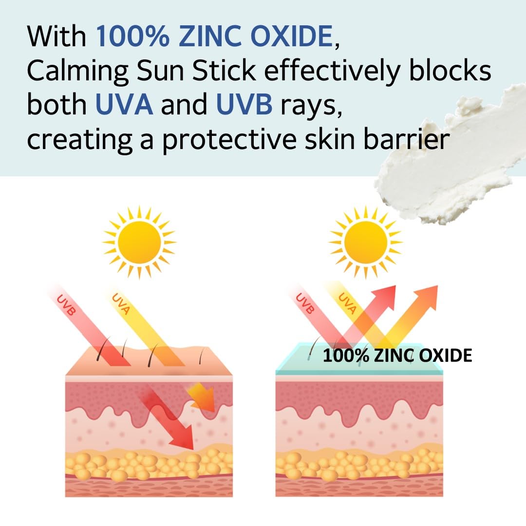 Makep:Rem [Make P:Rem] Uv Defense Me. Calming Sun Stick Spf 50 | Non-Nano Zinc Oxide Physical Sunscreen For Face | Uva/Uvb Protection | No Oxybenzone & Octinoxate | 20G, 0.70 Fl.Oz. | Makeprem : Beauty & Personal Care