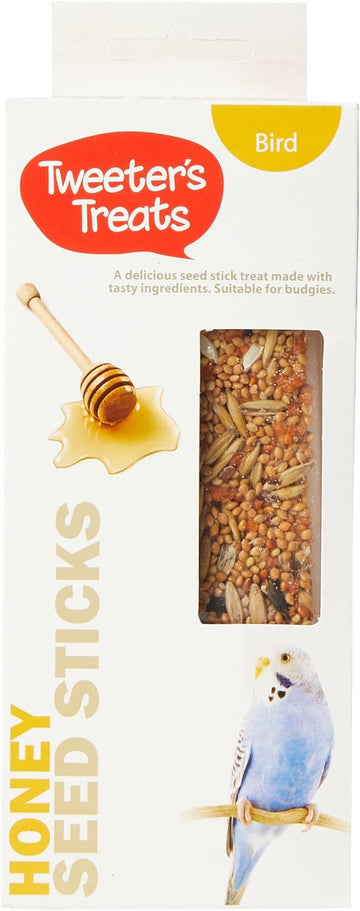 Tweeter's Treats Seed Sticks for Budgies, Honey