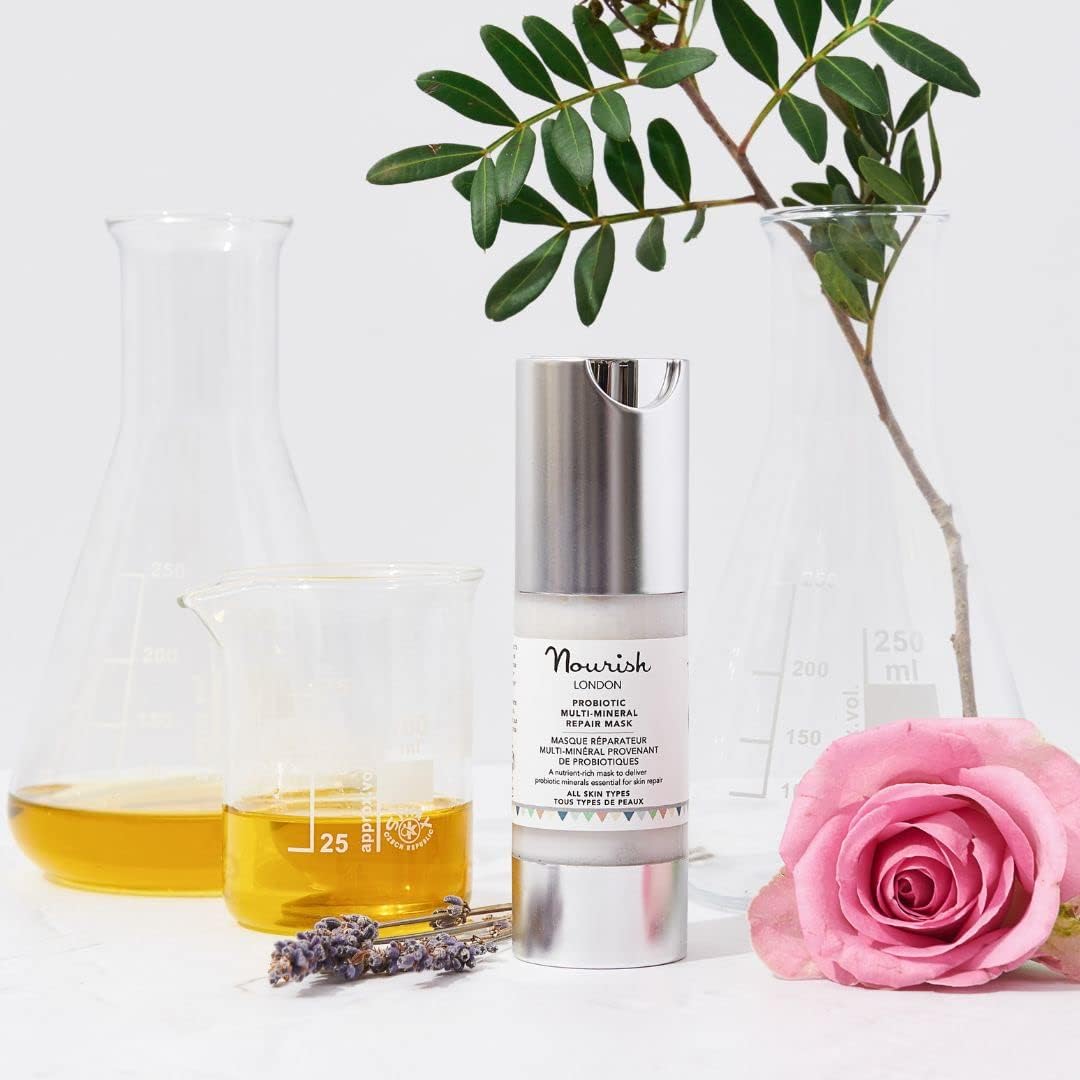 Nourish London Probiotic Multi-Mineral Repair Mask 30ml | Anti- Ageing Cream Face Mask | Nutrient-Rich | Cruelty-Free | 100% Vegan | Multi Award Winning : Amazon.co.uk: Beauty