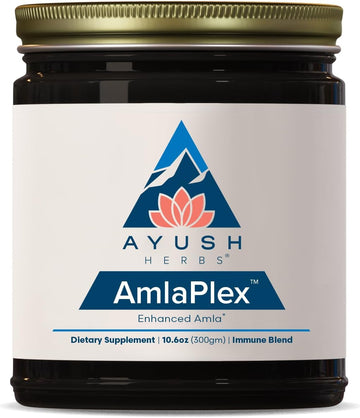 Ayush Herbs Amla Plex, Ayurvedic Herbal Jam, Enhanced Chanvanprash, All-Natural Immune and Digestive-Support with Vitamin C, Antioxidant Supplement