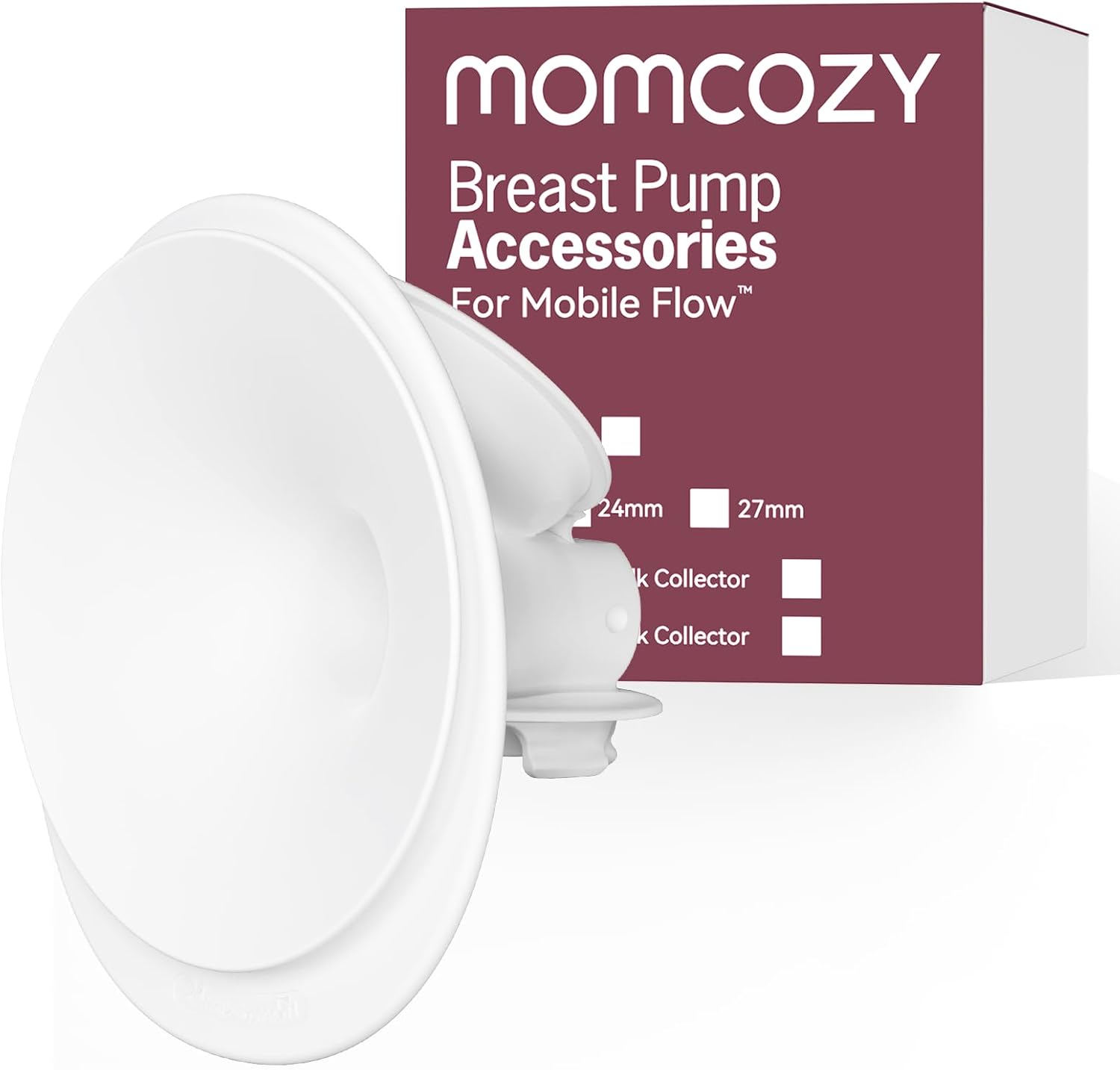 Momcozy Original Mobile Flow | M9 Replacement Accessories, Original M9 Breastfeeding Parts, 1 Pc (24Mm Flange)