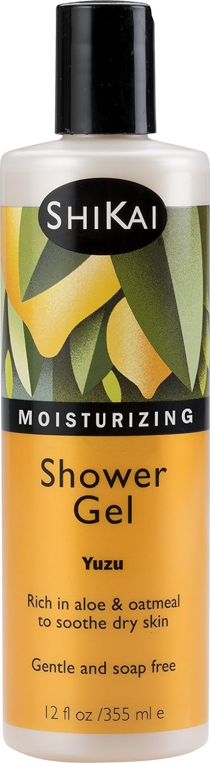 ShiKai Daily Moisturizing Shower Gel (Yuzu, 12 oz) | Gentle Soap-free Formula | With Aloe Vera & Oatmeal for Soft, Healthy Skin | Dry Skin Relief : Bath And Shower Gels : Beauty & Personal Care