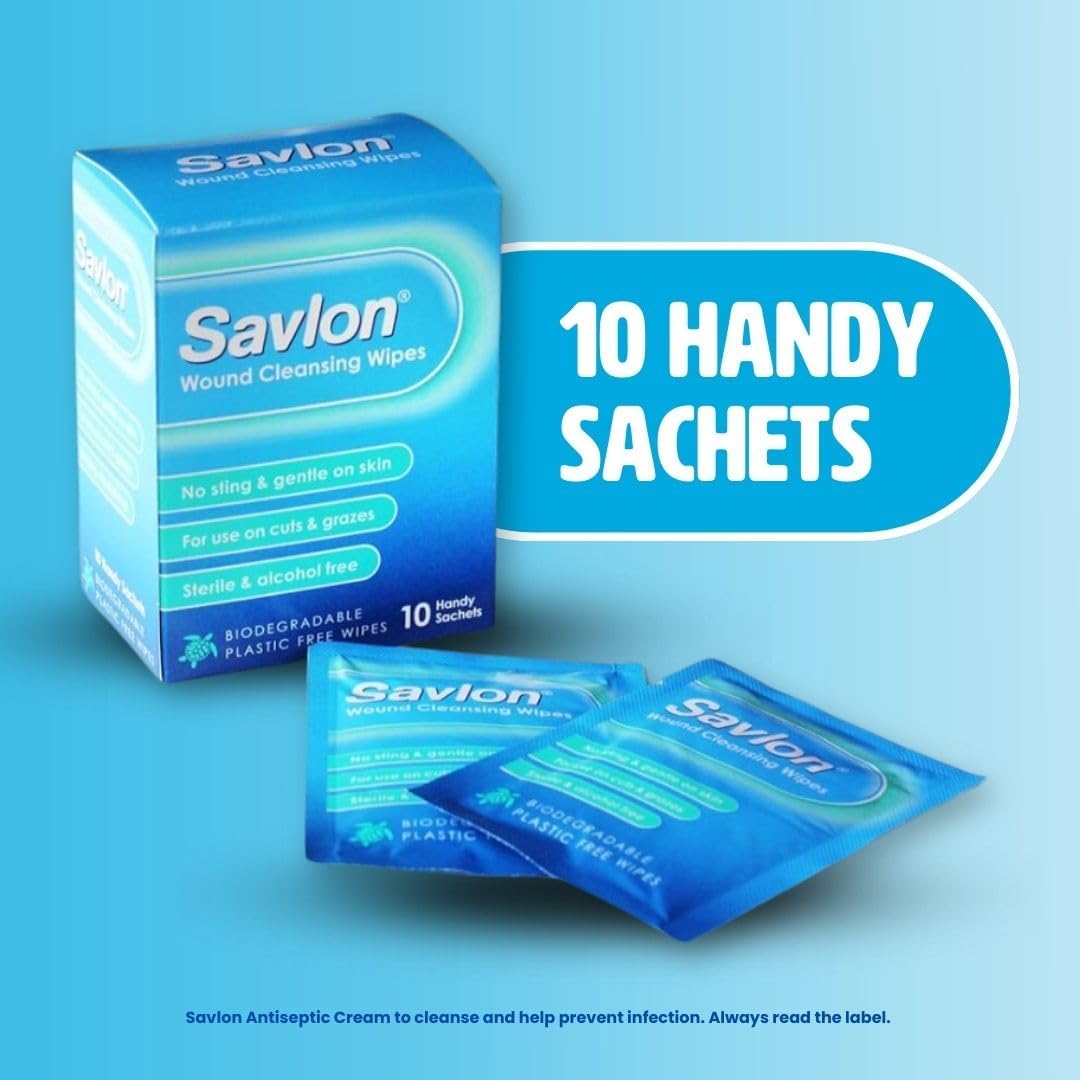 Savlon Wound Cleansing Wipes and Savlon Cream Bundle - First Aid for Minor Cuts & Wounds, Helps Prevent Infection : Amazon.co.uk: Health & Personal Care