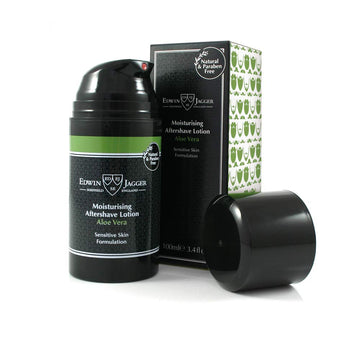 Edwin Jagger 99.9% Natural Moisturising Aftershave Lotion - Aloe Vera, 3.4-Ounce : Beauty & Personal Care