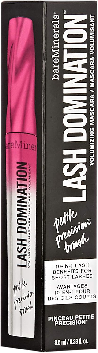 Lash Domination Volumizing Mascara Petite Precision Brush - Intense Black By Bareminerals For Women