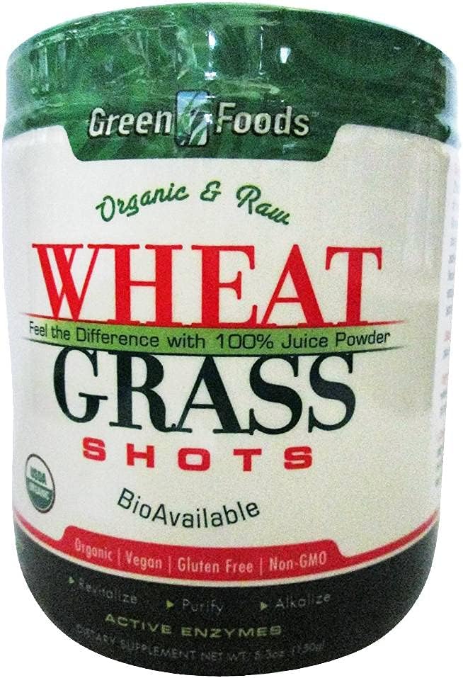 Green Foods Organic And Raw Wheat Grass Shots - 5.3 Oz : Grocery & Gourmet Food