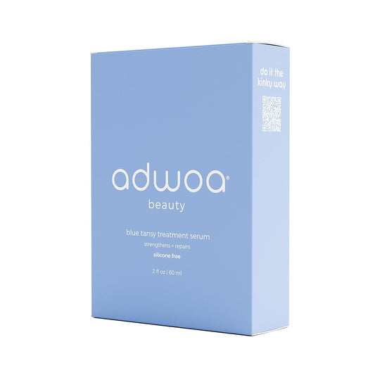 adwoa beauty Silicone Free Blue Tansy Treatment with Argan And Grapeseed Oils To Help Support Length Retention. Provides Heat Protection Up To 375º - 2 oz