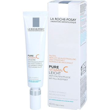 La Roche-Posay Pure Vitamin C Cream Firming ,Moisturizing Filler 1.35 Oz : Beauty & Personal Care