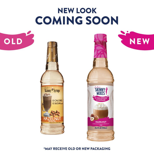 Jordan'S Skinny Syrups, Hazelnut Coffee Syrup, Sugar Free, 25.4 Ounces (Pack Of 2), Zero Calorie Drink Flavoring & Mixes