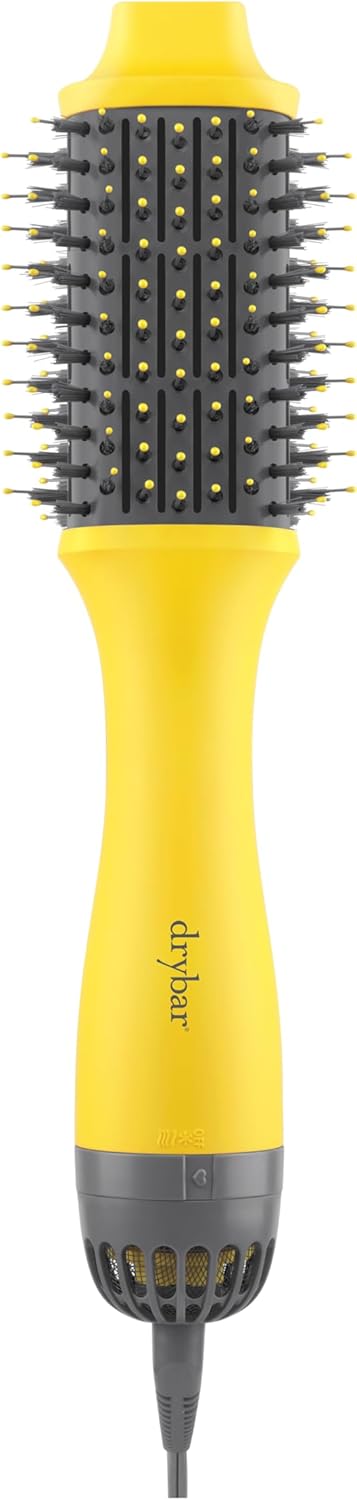 Drybar Double Shot Oval Blow-Dryer Brush | 2.4-Inch Hot Air Brush For Voluminous Waves | Less Frizz, More Shine And Smooth Blow-Dry With Ionic Technology | 2-In-1 Hair Dryer And Styler