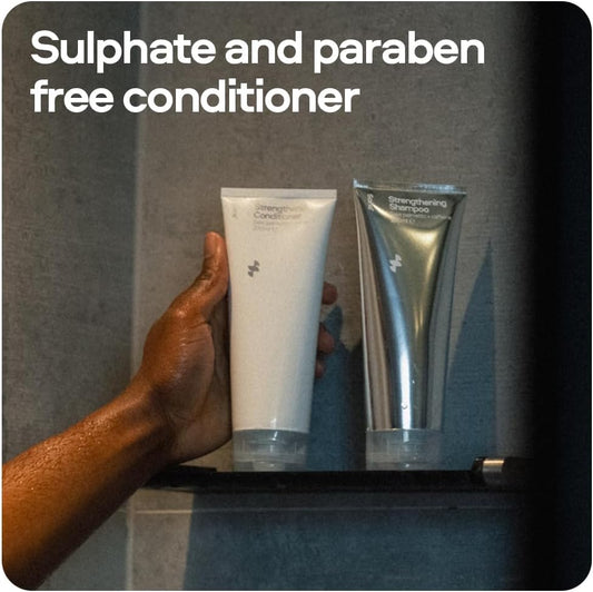 Sons Strengthening Conditioner. Dht Blocking And Anti-Dandruff Formula With Saw Palmetto, Argan Oil, & Biotin. Sulphate & Paraben Free. Itchy Scalp Treatment. 1 Month Supply. Made In Europe