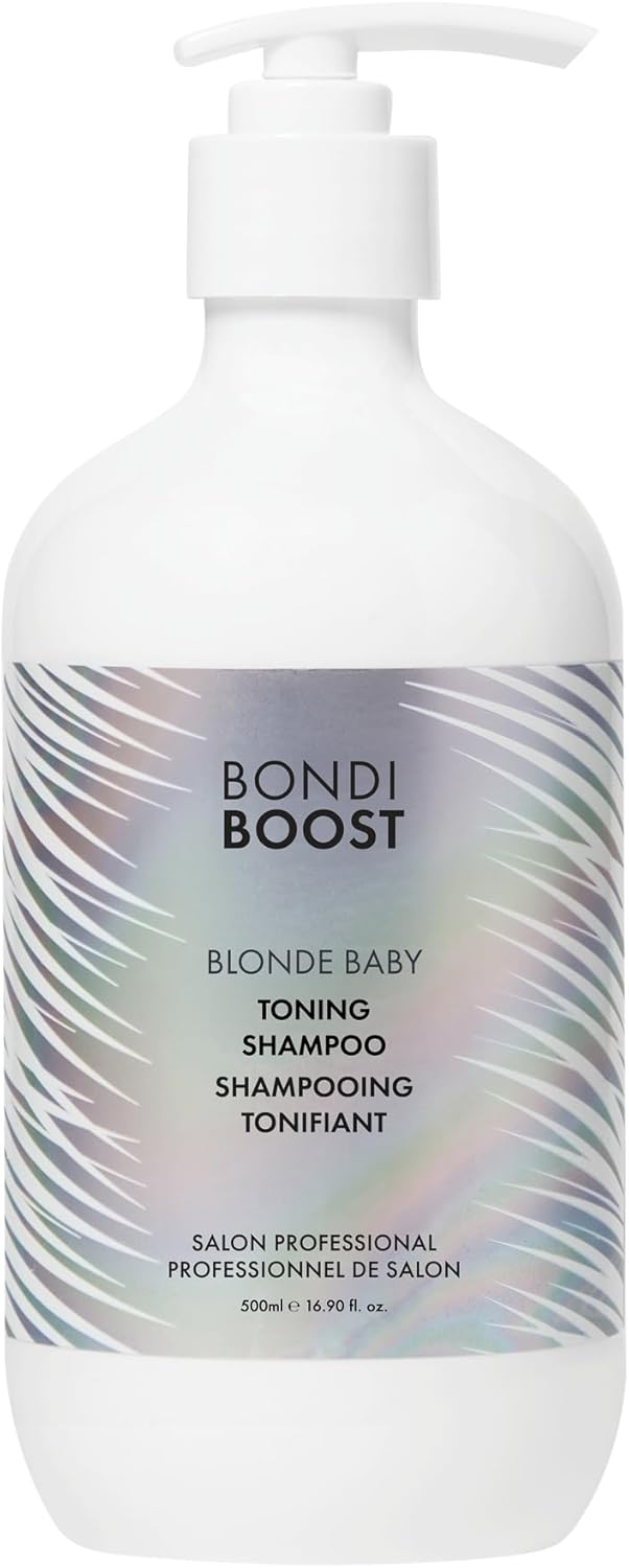 Bondiboost Blonde Baby Toning Purple Shampoo - Sulphate-Free, Aloe-Based Formula With Violet Pigments & Jojoba Oil For Blonde Hair - Vegan & Cruelty-Free, 300Ml