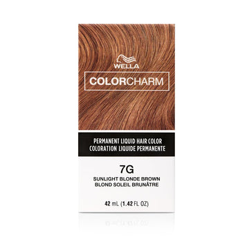 Wella Color Charm Permanent Liquid Hair Color For Gray Coverage, Light Brown