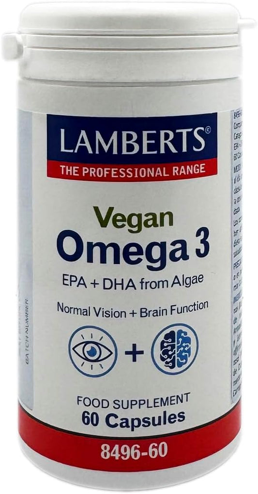 Lamberts Vegan Omega 3 Dha Algal Oil 60 Capsules