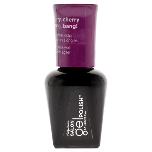 Sally Hansen Salon Gel Polish Nail Lacquer, Cherry, Cherry Bang, Bang, 0.14 Fl Oz