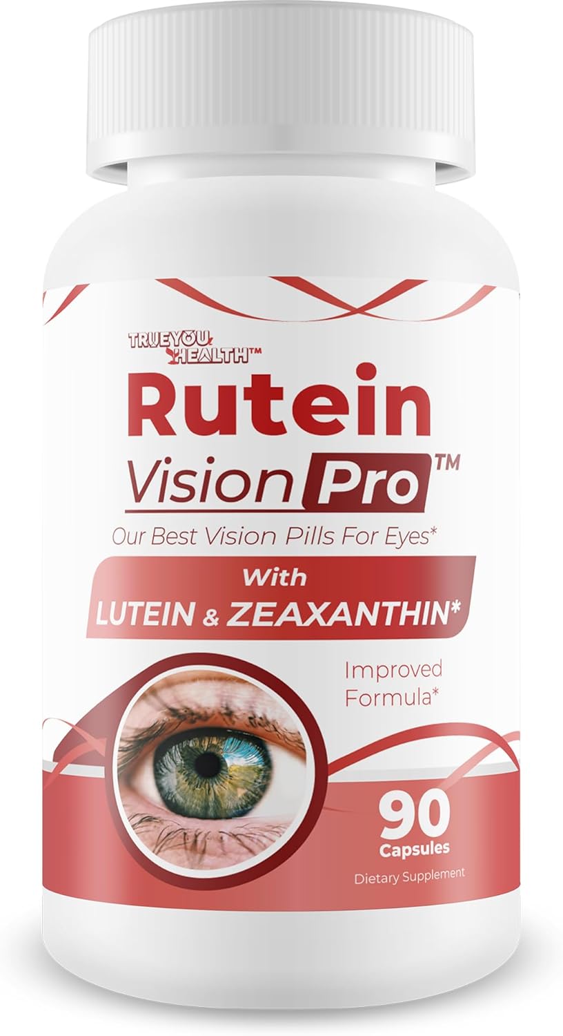 Rutein Vision Pro - Our Best Vision Pills For Eyes - Vitamin A Vision Capsules - Vision Improvement Pills - Rutein Supplement For Eyes - Rutein Eyebright Eye Red Root Hack For Retina Clear Ocular Clog